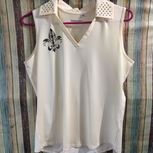 Bette Court cream  🎾 sleeveless top